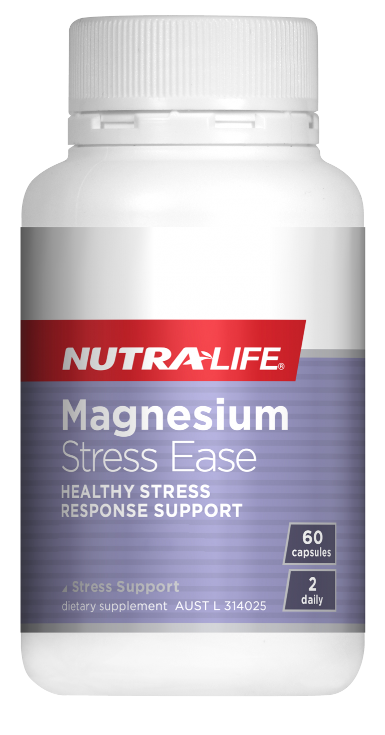 8582 Magnesium Stress Ease 60C TAPS smaller NutraLife New Zealand