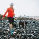 Woman Exercising with Dog